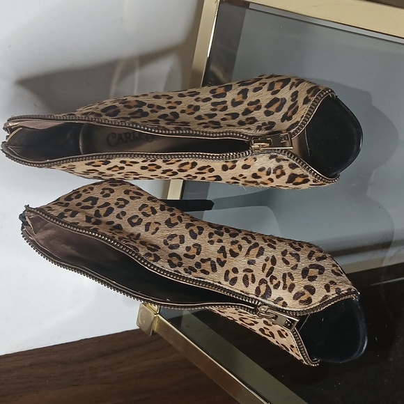 Carlos Santana Shoes - Carlos Santana women's veruca leopard print dress pumps size 7.5